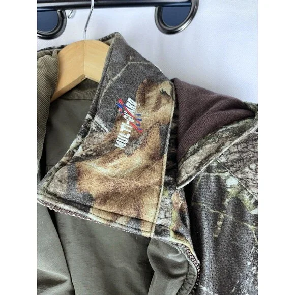 WOOLRICH Size Large Mens Reversible Realtree Camo Thermore Bomber Jacket - Picture 8 of 9